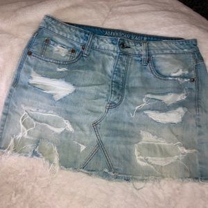 American eagle Light denim skirt